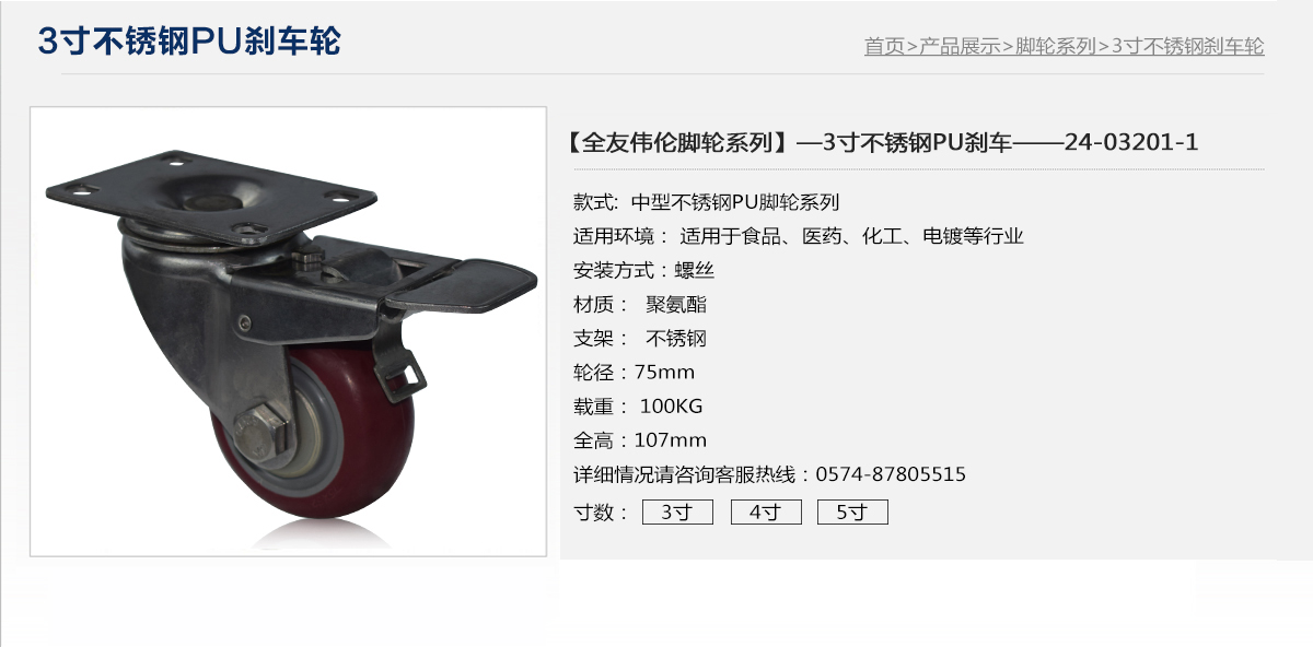 3寸不銹鋼P(yáng)U剎車輪1.jpg