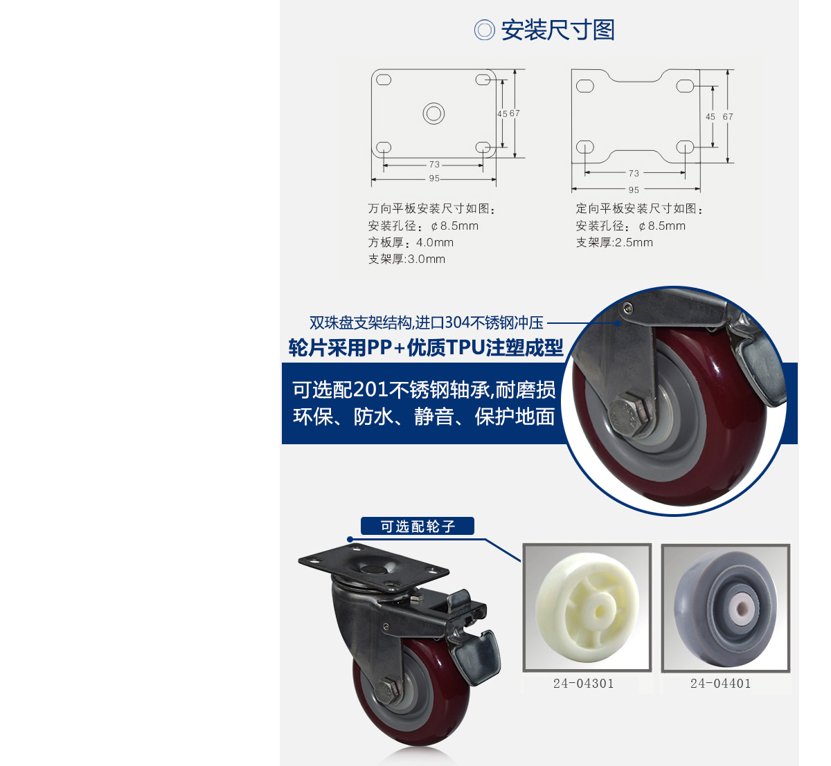 4寸不銹鋼P(yáng)U剎車輪3.jpg