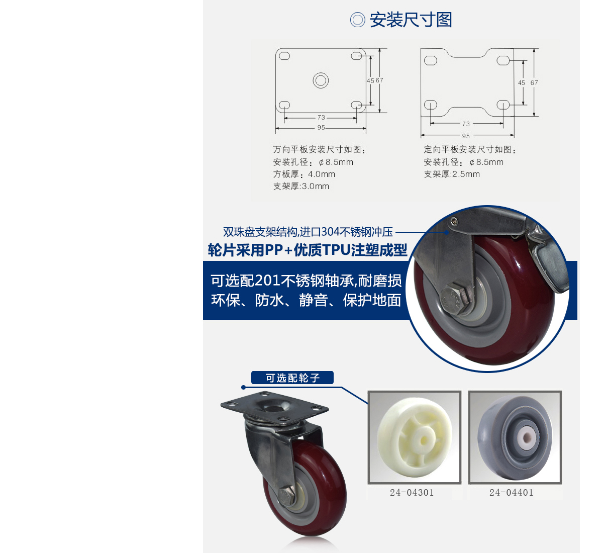 4寸不銹鋼PU萬向輪3.jpg